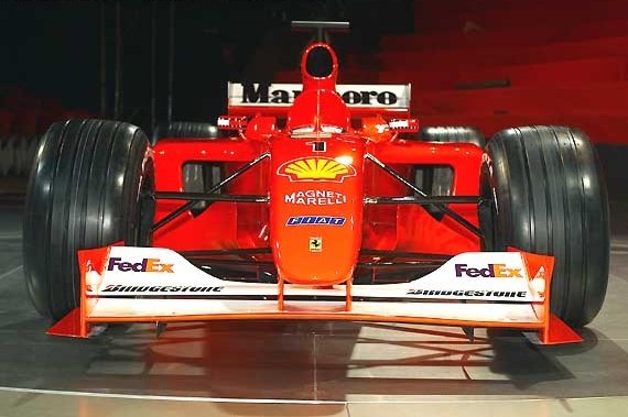 Ferrari F2001 - Front view