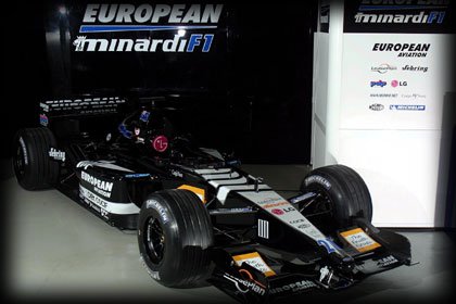 Minardi PS01 - Slant view