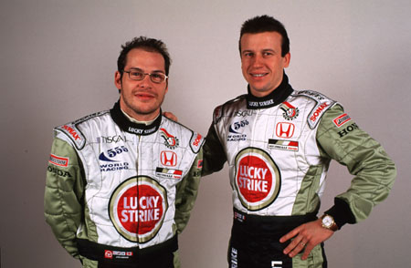 Jacques Villeneuve and Olivier Panis