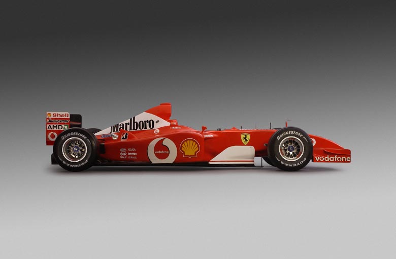 Ferrari F2002 - Side view