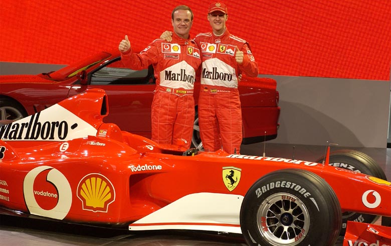 Ferrari F2002 - Car and drivers