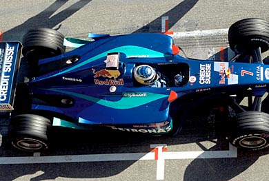 Sauber C21 - On the track