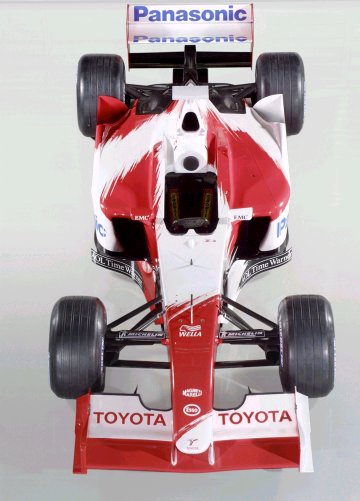 Toyota TF102 AP04 - Top view