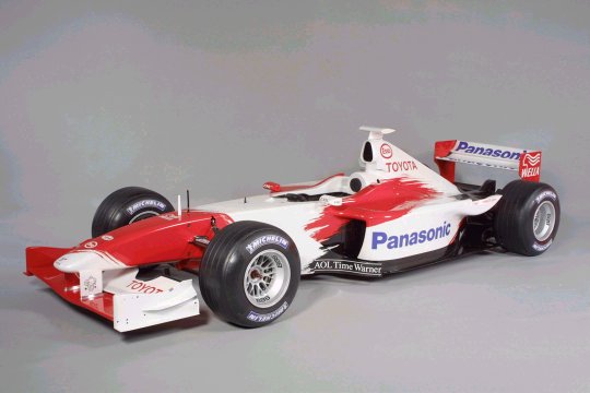 Toyota TF102 AP04 - Slant top view